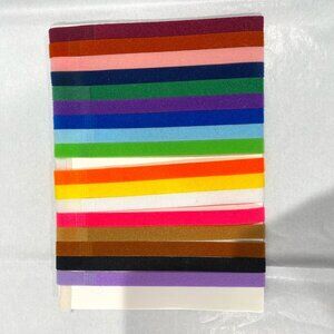 NWOT lot of 17 assorted color puppy id collars/id bands for whelping collars.
